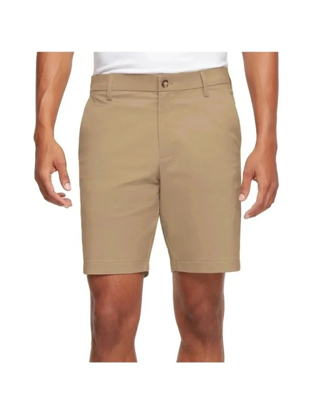 NWOT Banana Republic Men's 34  Beige Stretch Chino Shorts